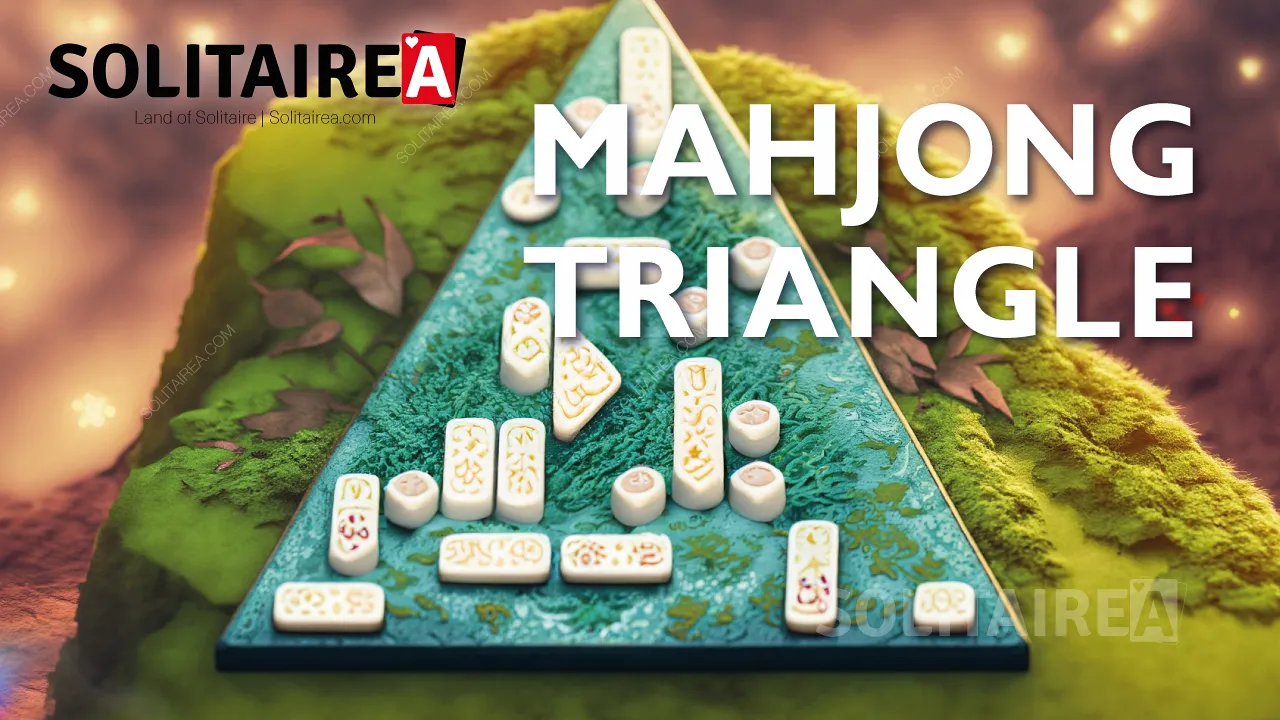 Dreieck-Mahjong: Einzigartige dreieckige Variante von Mahjong Solitaire