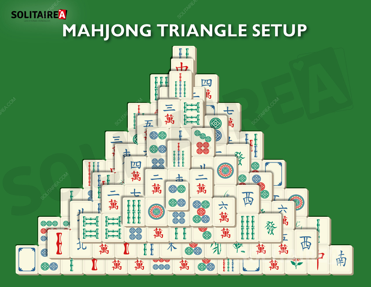 Mahjong Triangle - Das dreieckige Layout