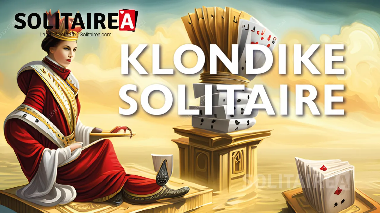 Klondike Solitaire ist die beliebteste Version der Geduldsspiele.